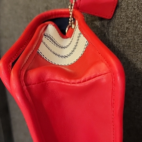 Coach St James Legacy Limited Edition Red White Blue Clutch - Picture 7 of 11